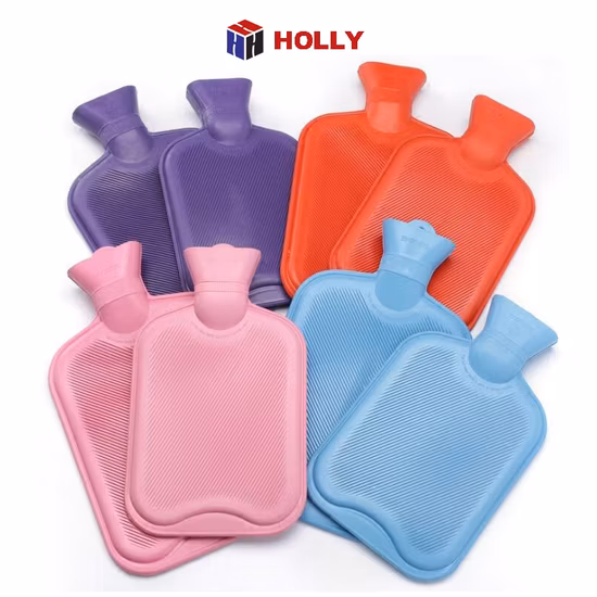 Unterschiedliche Kapazität und Form, BPA-freier, langlebiger Heißwasserbeutel aus 100 % Naturkautschuk
