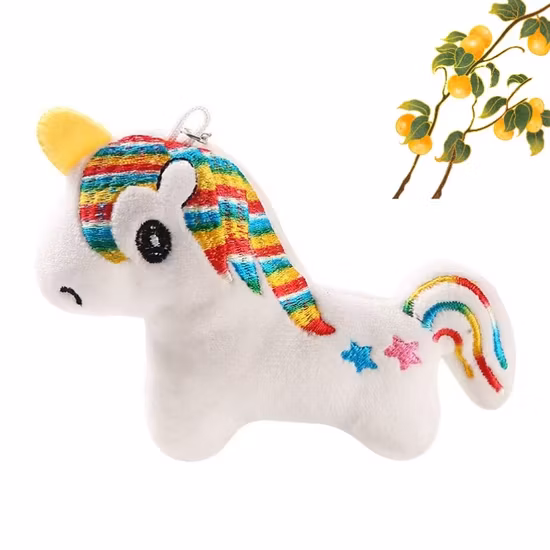 Unicorn Plush Toys Keychain