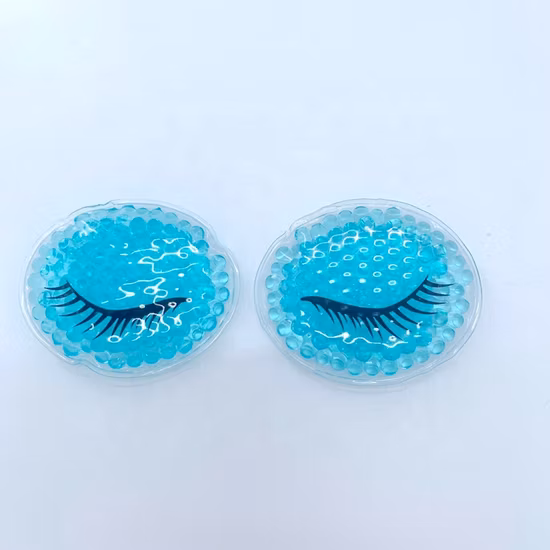 Wiederverwendbare Augenschlafunterlage aus PVC mit erhitzendem, kaltem und heißem Gel aus PVC