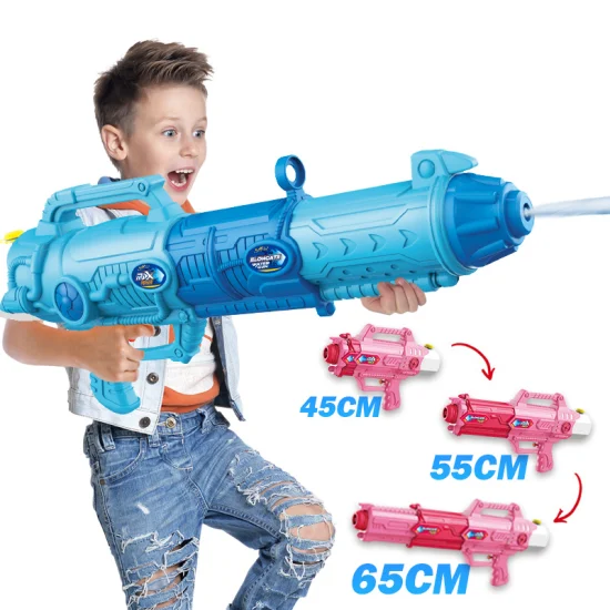 Tombotoys Großhandel Sommer Heißer Verkauf Pull Watergun Strand Kinder Kunststoff Wasserpistole Spielzeug Kinder Wasserpistole