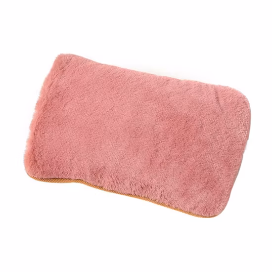 Günstiger, weicher Fleece-Bezug, elektrischer Handwärmer, Warmwasserbeutel, wiederaufladbar, heiß